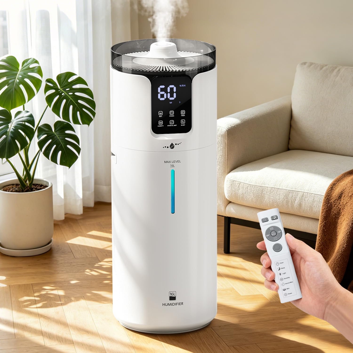 Detalle de Lacidoll Humidifier 16L for 1500 ft² 🏠