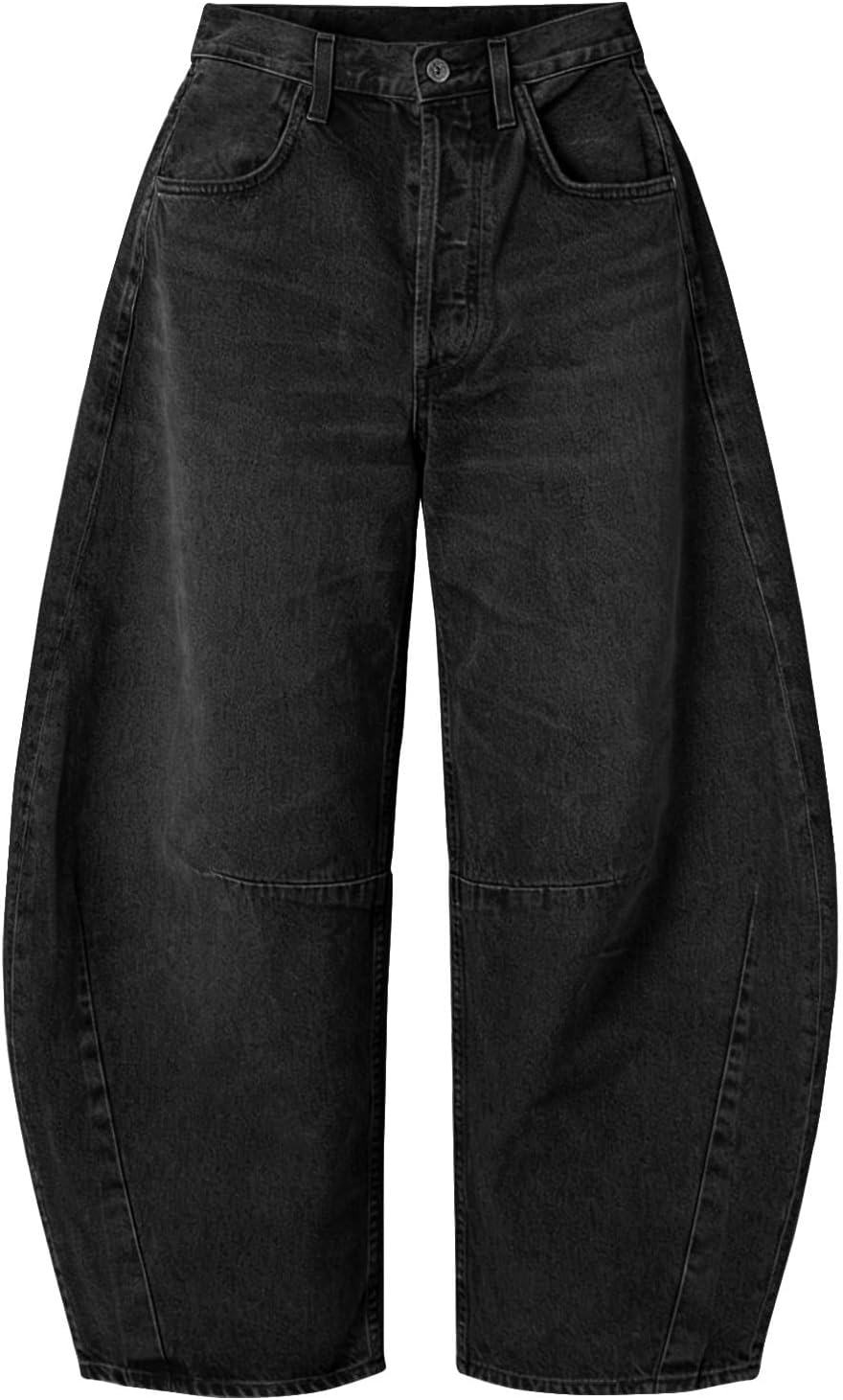 Detalle de EXLURA Womens Barrel Jeans Wide Leg Y2K Boyfriend Denim Pants