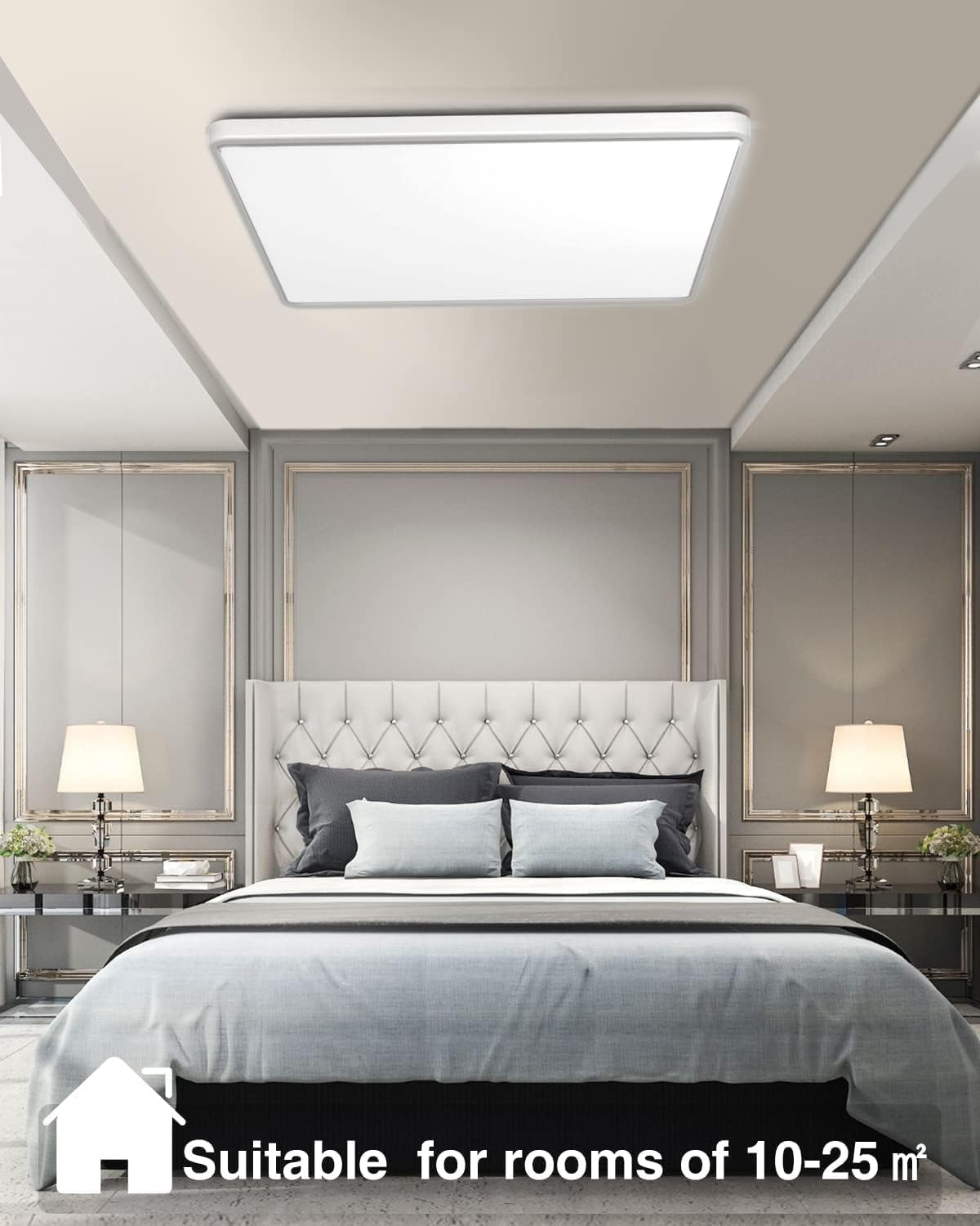 Detalle de zemty 36W LED Ceiling Light 3240lm