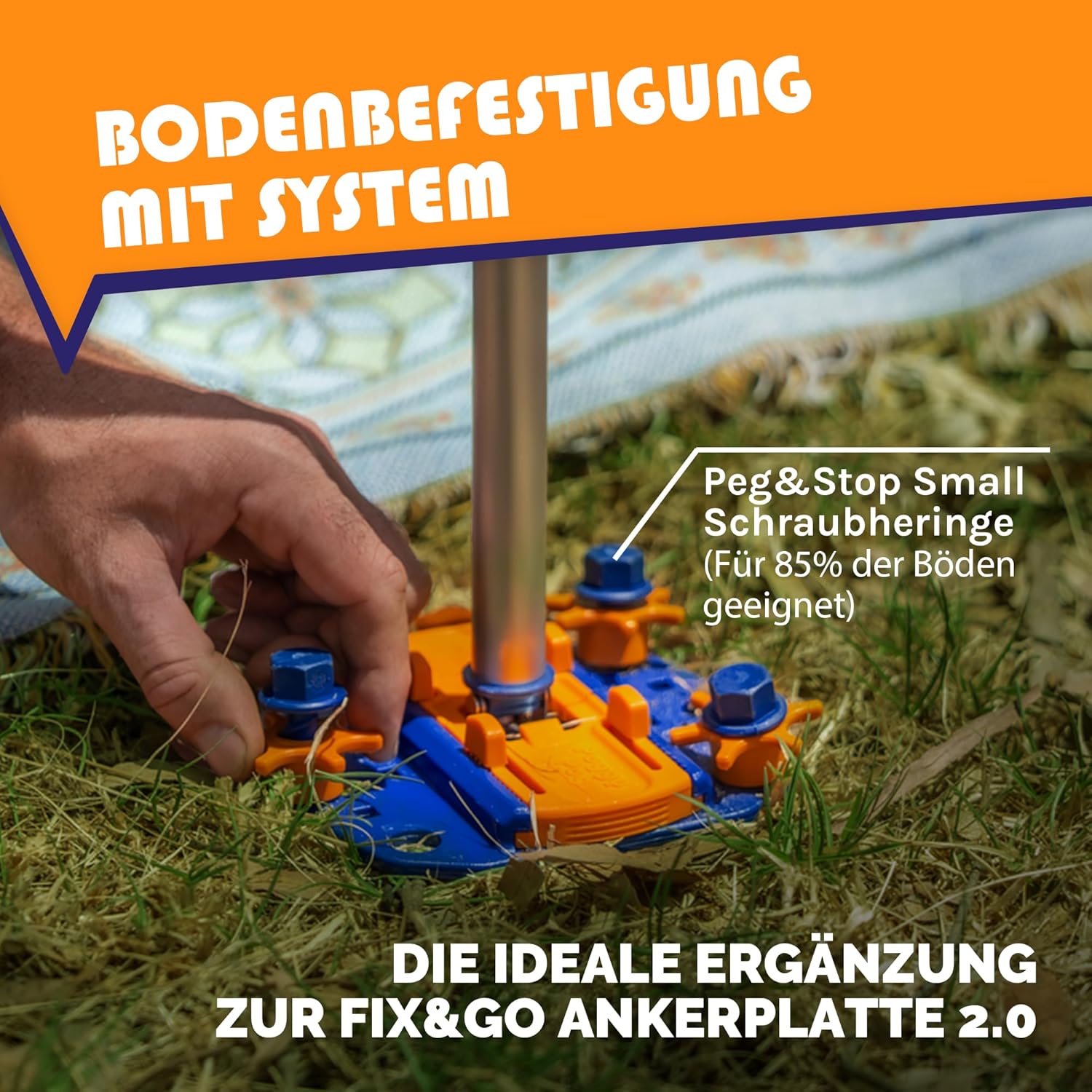 Thumbnail 3 de Peggy Peg – Fix&Go Anker Platte 2.0 zur Fixierung von Stützfüßen