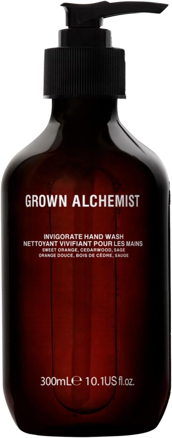 Detalle de Grown Alchemist Invigorate Liquid Hand Soap, 300 ml, Sweet Orange, Cedarwood & Sage