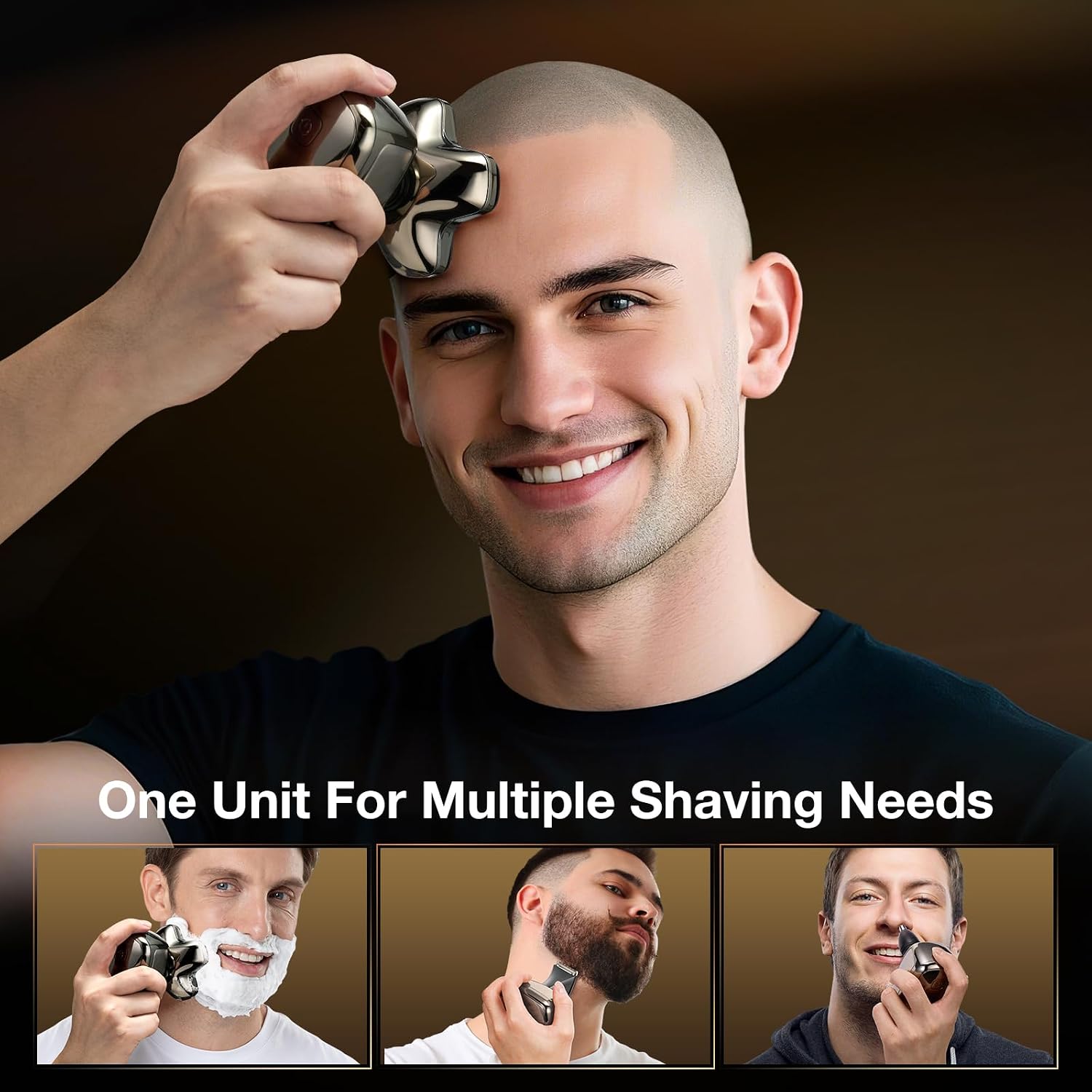 Thumbnail 6 de 3-in-1 Magnetic 5D Rotary Head Shaver 1200mAh