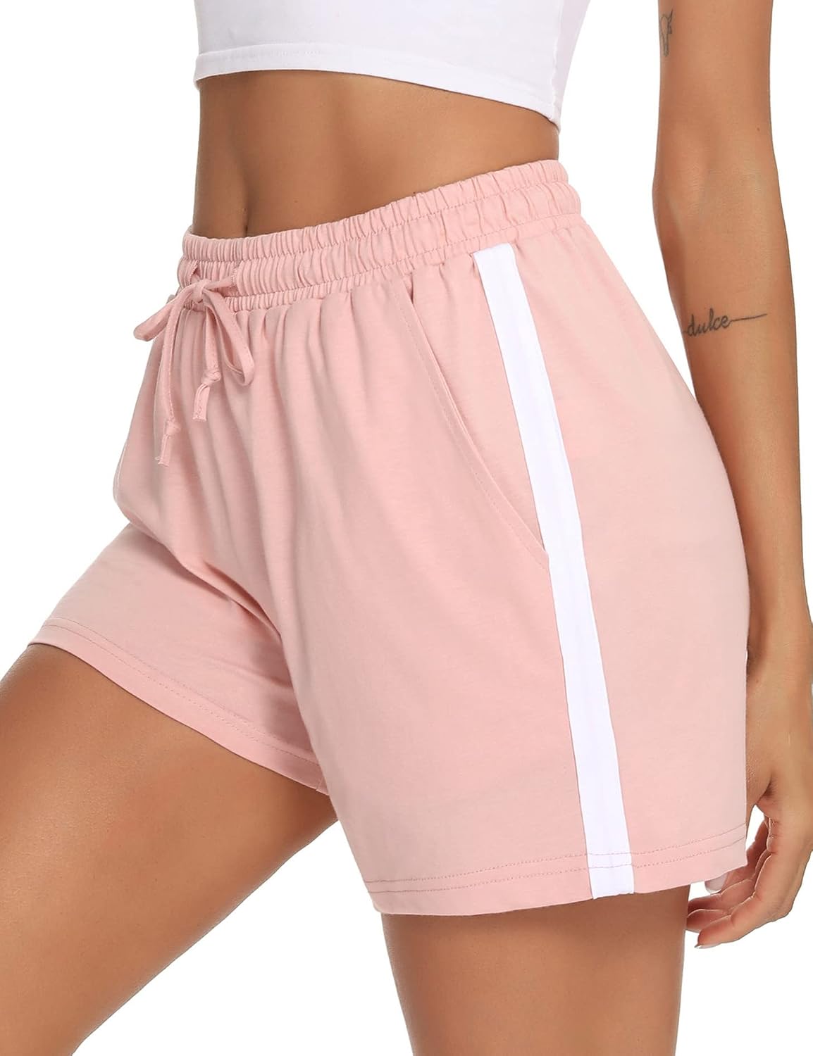 Detalle de Litherday Short Décontracté Femmes Coton