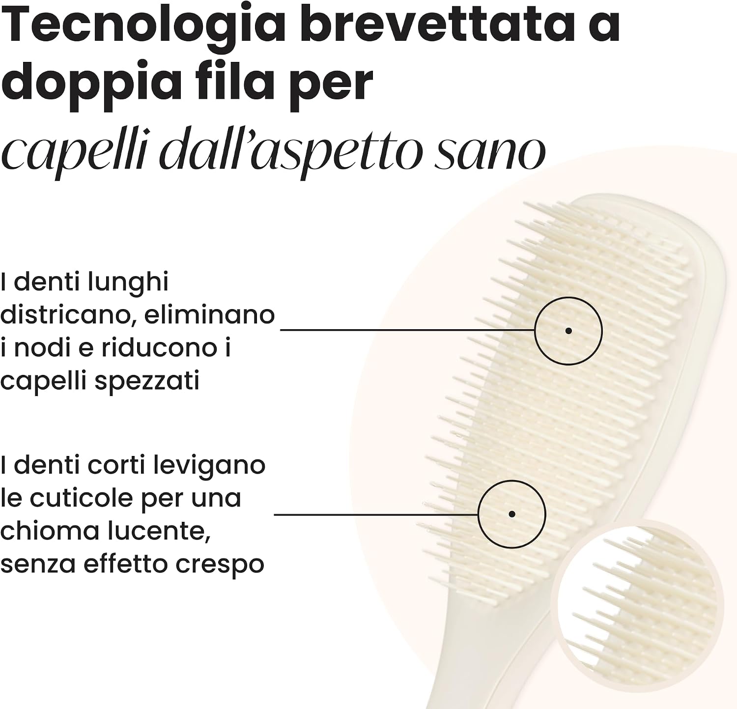Detalle 2 de Tangle Teezer Ultimate Detangler spazzola 325 denti 💇♀