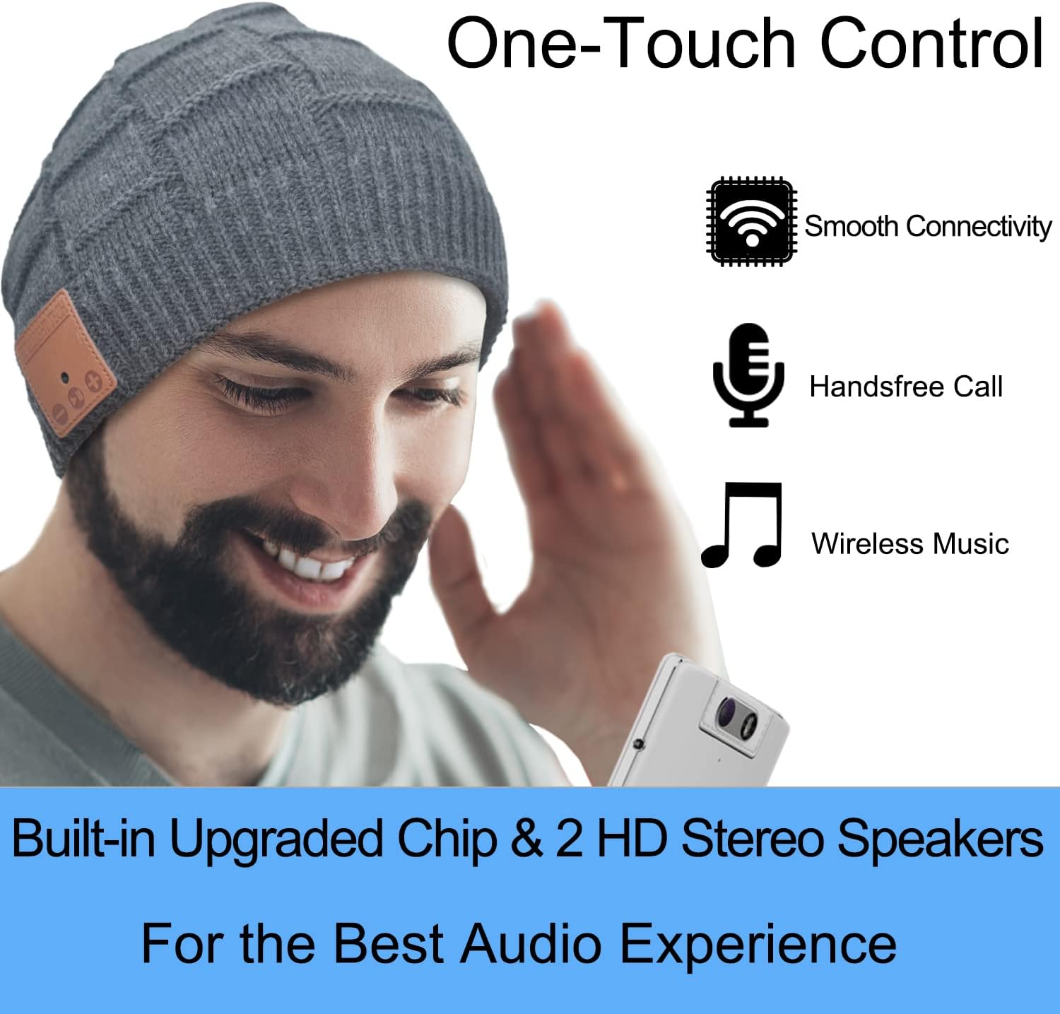 Thumbnail 3 de Bluetooth Beanie Hat with Built-in Speakers