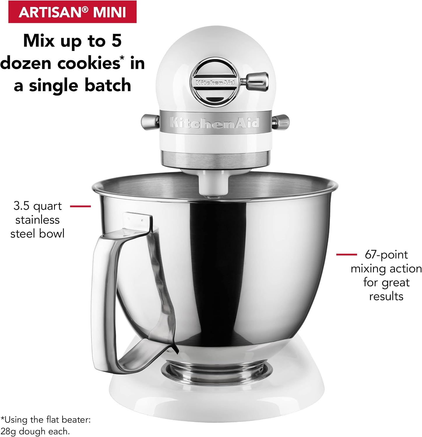 Detalle 2 de KitchenAid stand mixer 3.5-quart