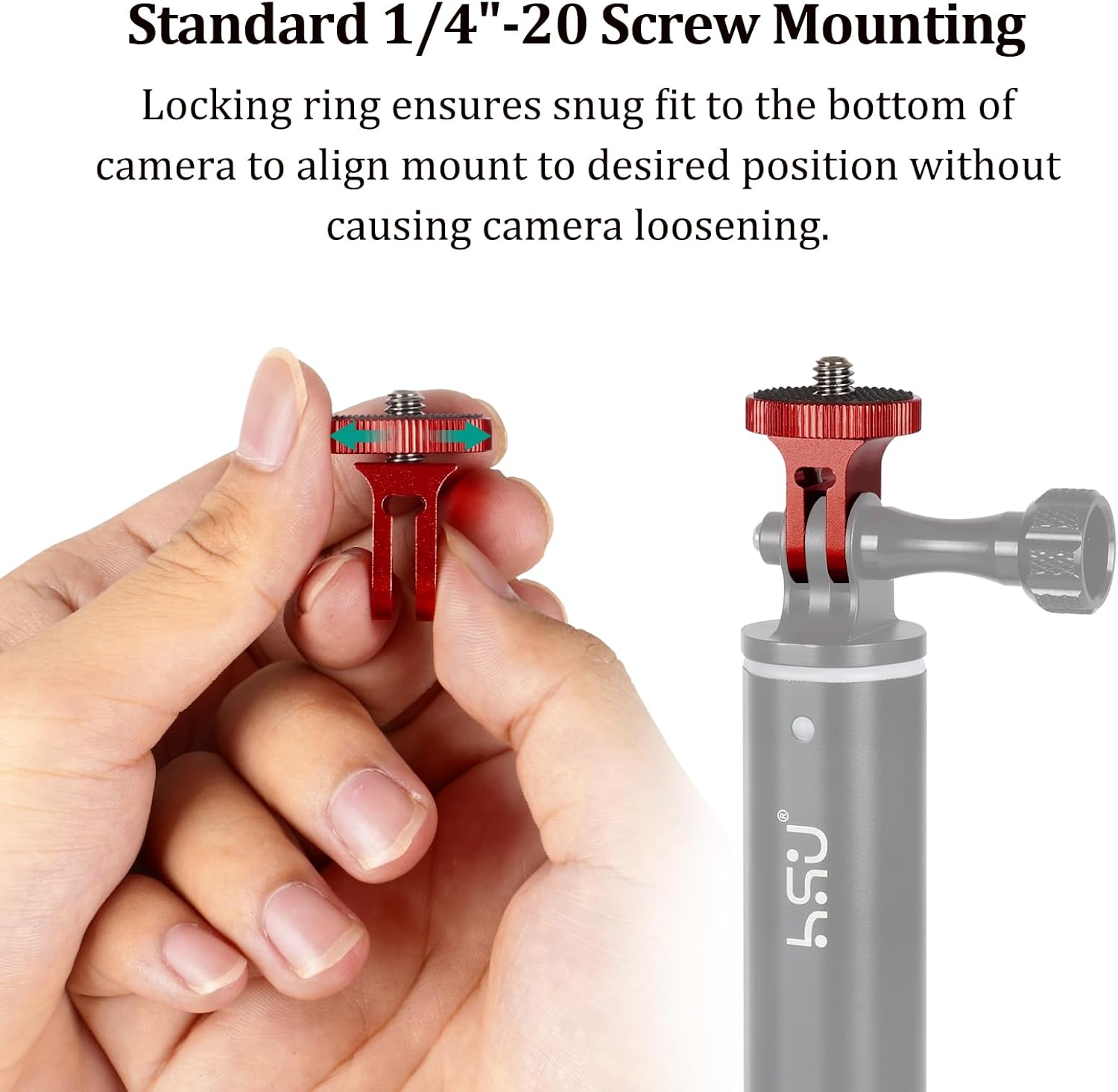 Thumbnail 3 de HSU Aluminium 1/4"-20 Camera Mount Adapter