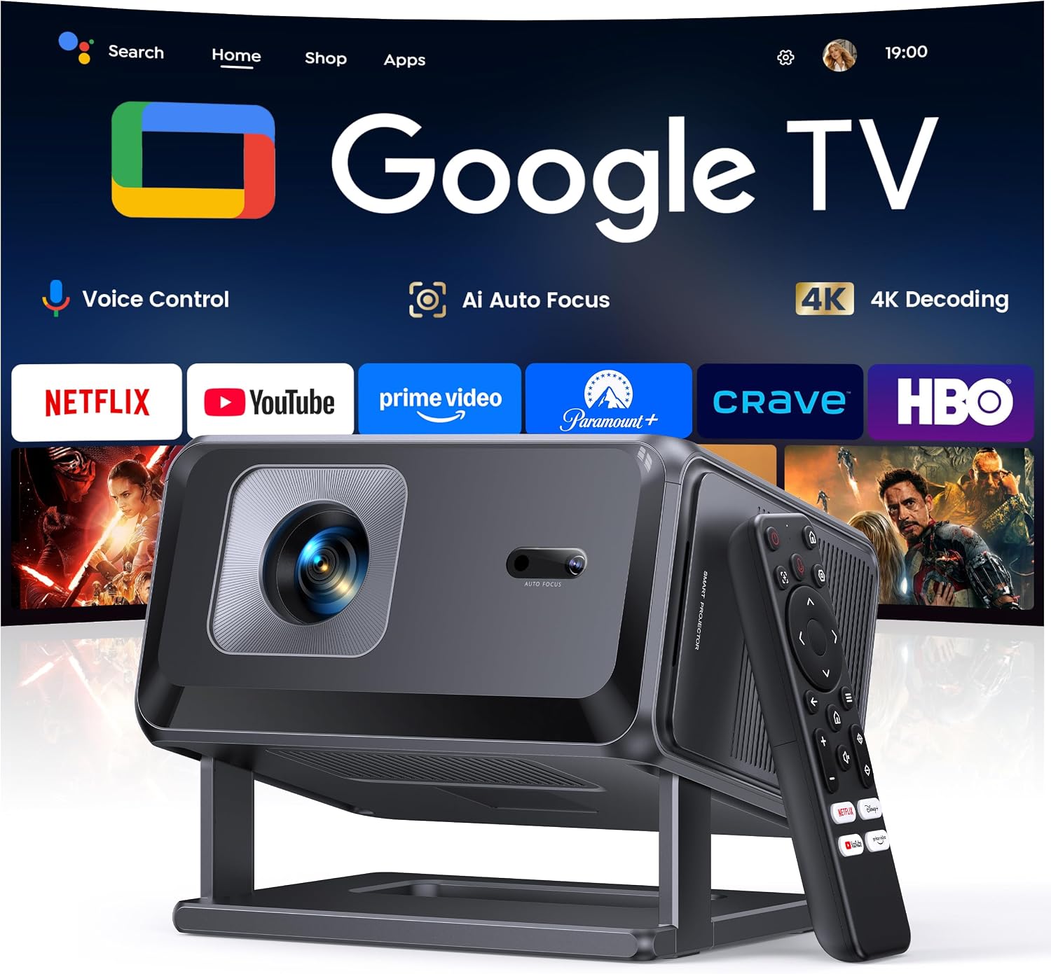 Detalle de Smart projector with native 1080p resolution