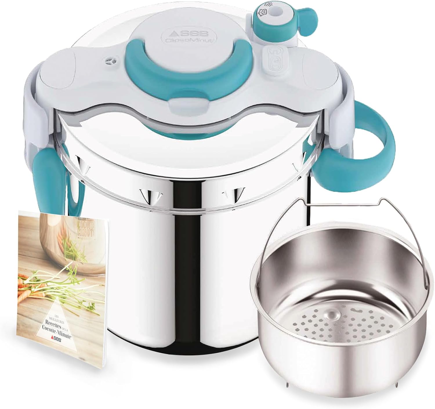 Thumbnail 6 de SEB ClipsoMinut' Easy+ 9L – Cocotte-minute inox, ouverture à une main, induction, fabrication France