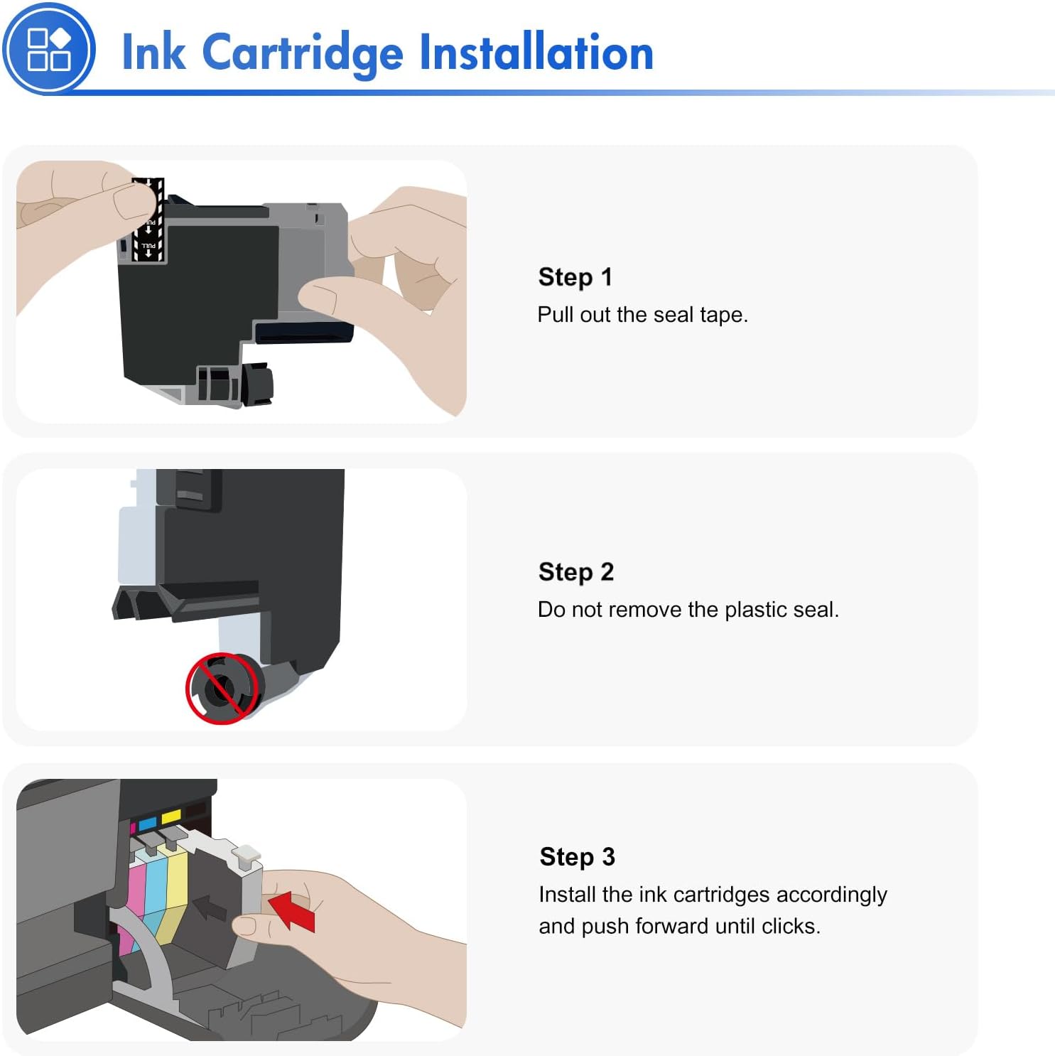 Detalle de LC501 Ink Cartridges for Brother Printers