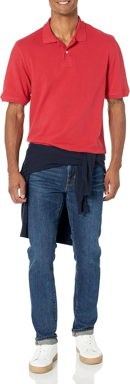 Thumbnail 3 de Amazon Essentials Men's Regular-Fit Short-Sleeve Cotton Piqué Polo Shirt (Available in Big and Tall)
