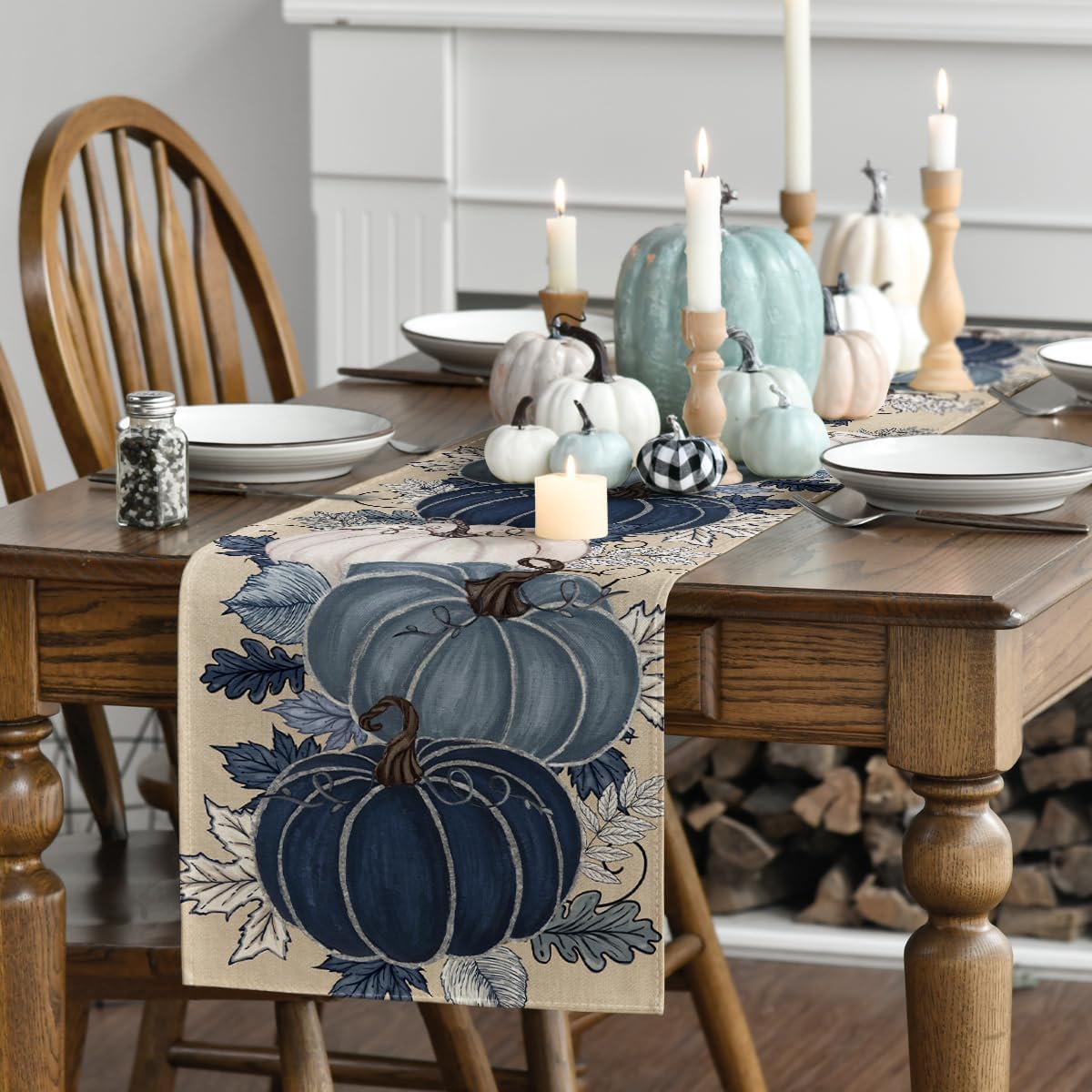 Detalle de Artoid Mode Fall Table Runner 13 x 72 Inch