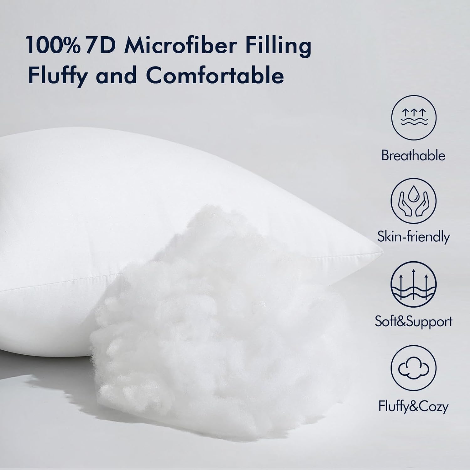 Detalle 2 de MIULEE CAInsert_3050_1p 12 x 20-Inch Rectangular Pillow Insert