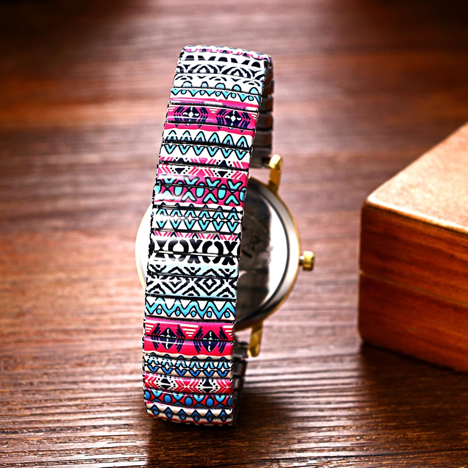 Thumbnail 2 de Avaner Uhren Damen Boho Stretchband Armbanduhr