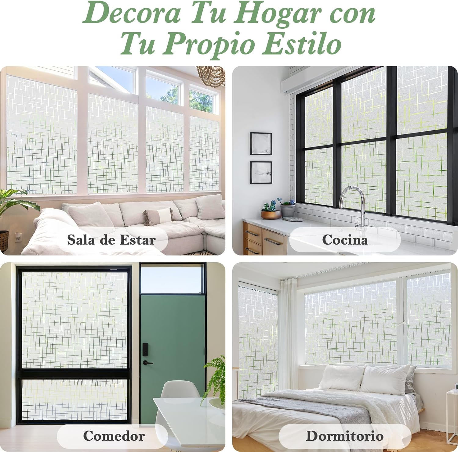 Thumbnail 1 de rabbitgoo Vinilos para Ventanas Privacidad 44.5x200 cm