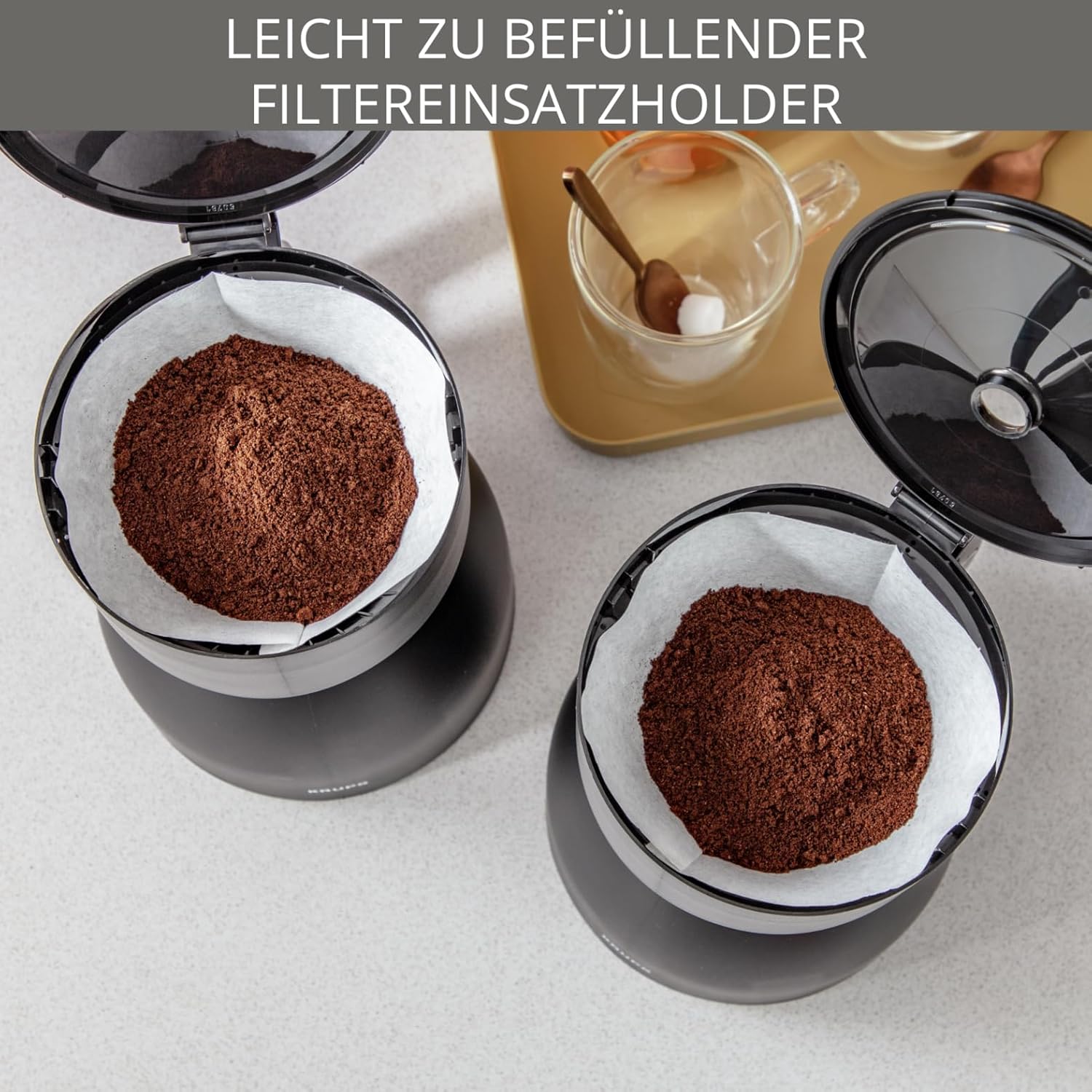 Thumbnail 4 de KRUPS Duothek Thermo Filterkaffeemaschine KT8501 – 2 isolierte Kannen, Ein-/Aus-Schalter mit Kontrollleuchten
