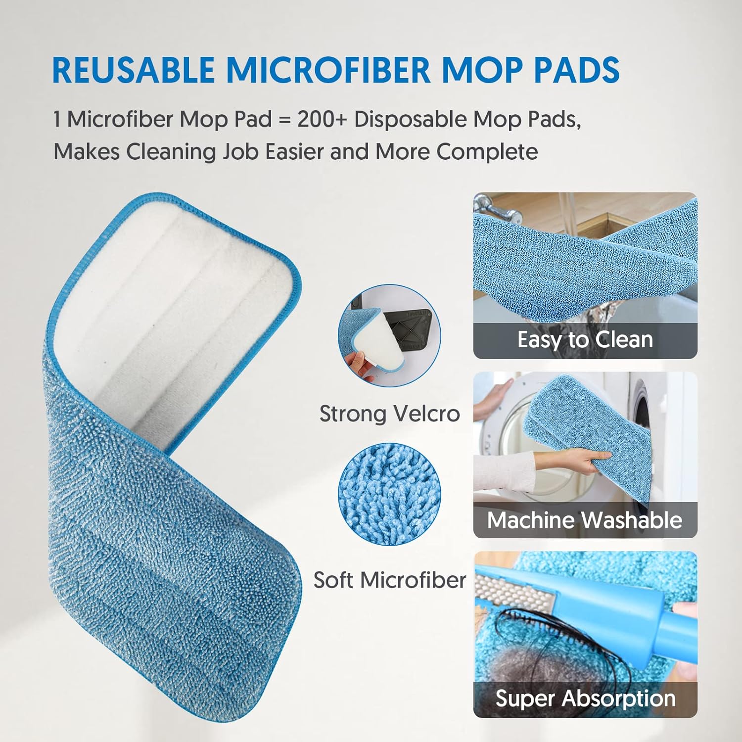 Thumbnail 3 de BPAWA Microfibre Spray Mop 550 ml for Floors 🧹