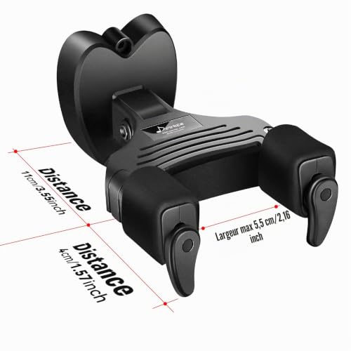 Thumbnail 2 de Donner Support Mural pour Guitare Noir — Porte-guitare mural automatique, pour toutes guitares