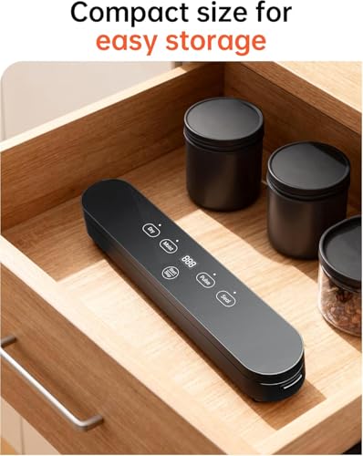 Detalle de LSA Apparel Vacuum Sealer for Food, 4-in-1 Food Sealer Machine with Digital Timer