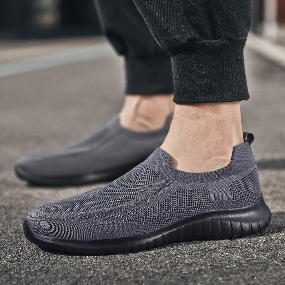 Thumbnail 1 de TIOSEBON Mens Slip-On Trainers: Lightweight Casual Tennis Sneakers