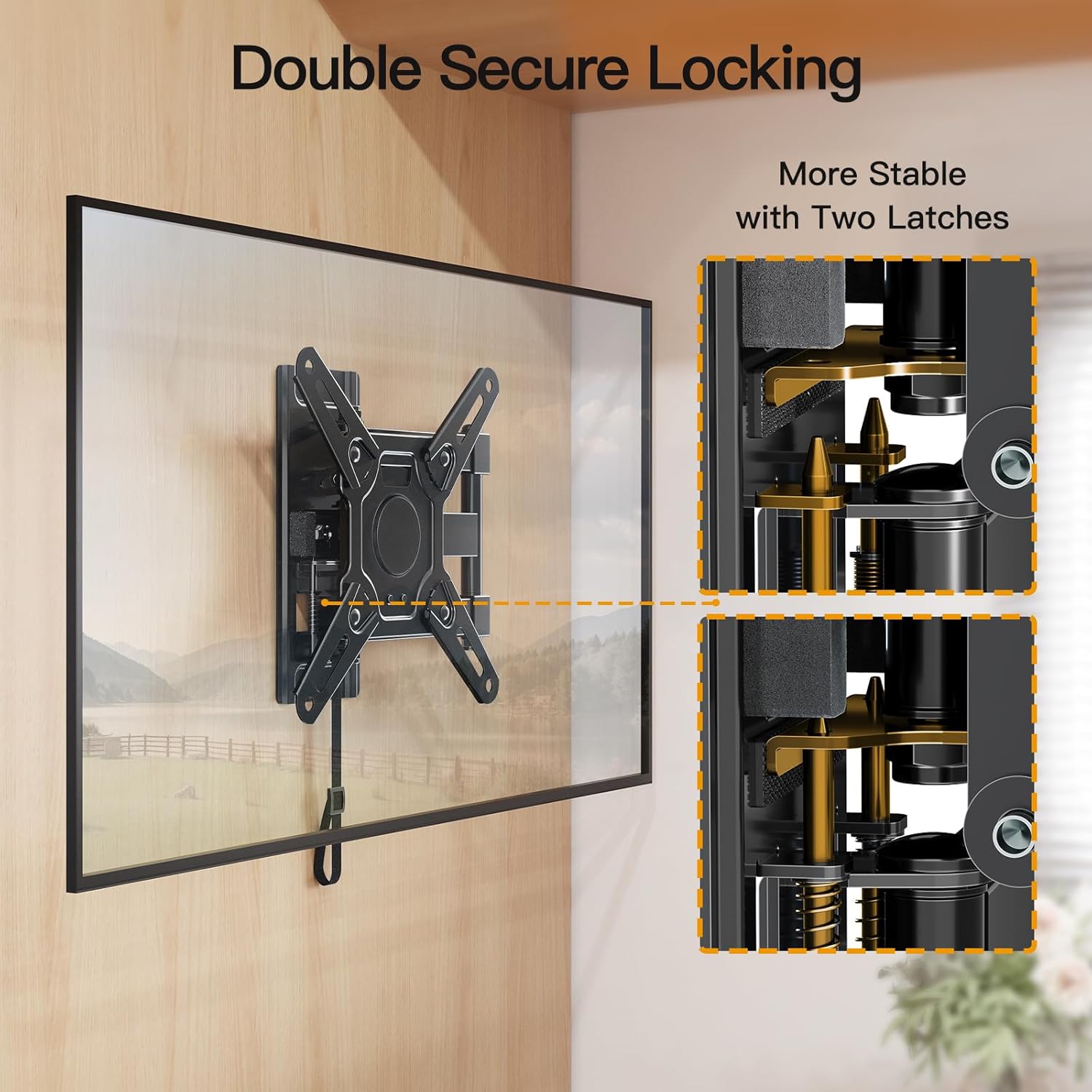 Thumbnail 1 de ELIVED RV TV Mount for Camper — Lockable Full-Motion Mount for 13–43 Inch TVs