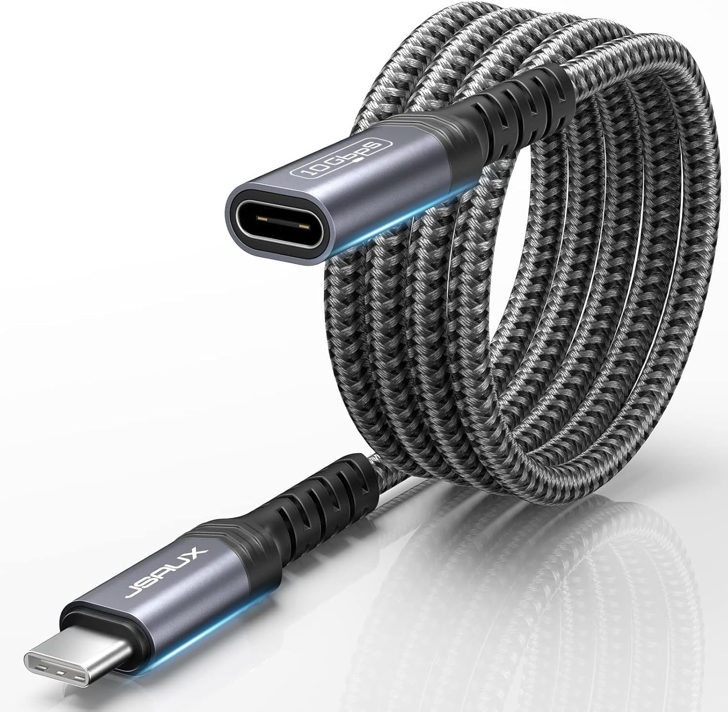 Detalle de JSAUX USB C Extension Cable 2M 100W