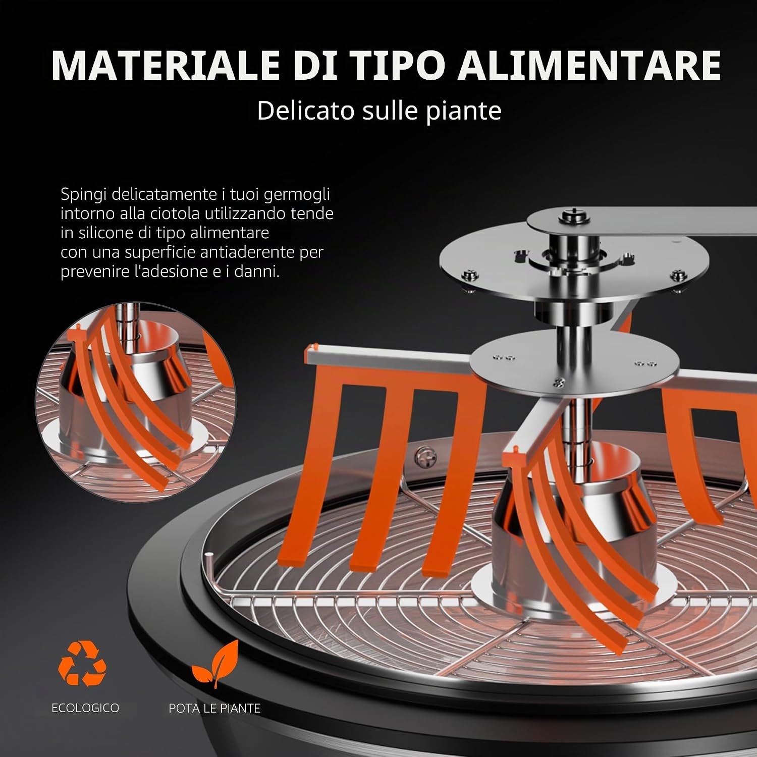 Thumbnail 4 de Spider Farmer Tagliabordi per bowl da 13 pollici: lame in acciaio inox e rotazione controllata