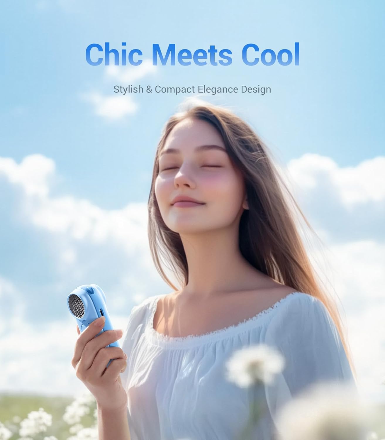 Thumbnail 6 de Diveblues Portable Handheld Turbo Fan: 4000mAh, 5 Speeds, Up to 16 Hours