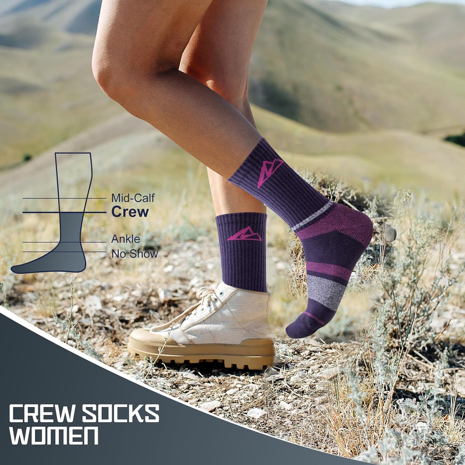 Thumbnail 1 de Effeet Hiking Socks for Women, 3 Pairs