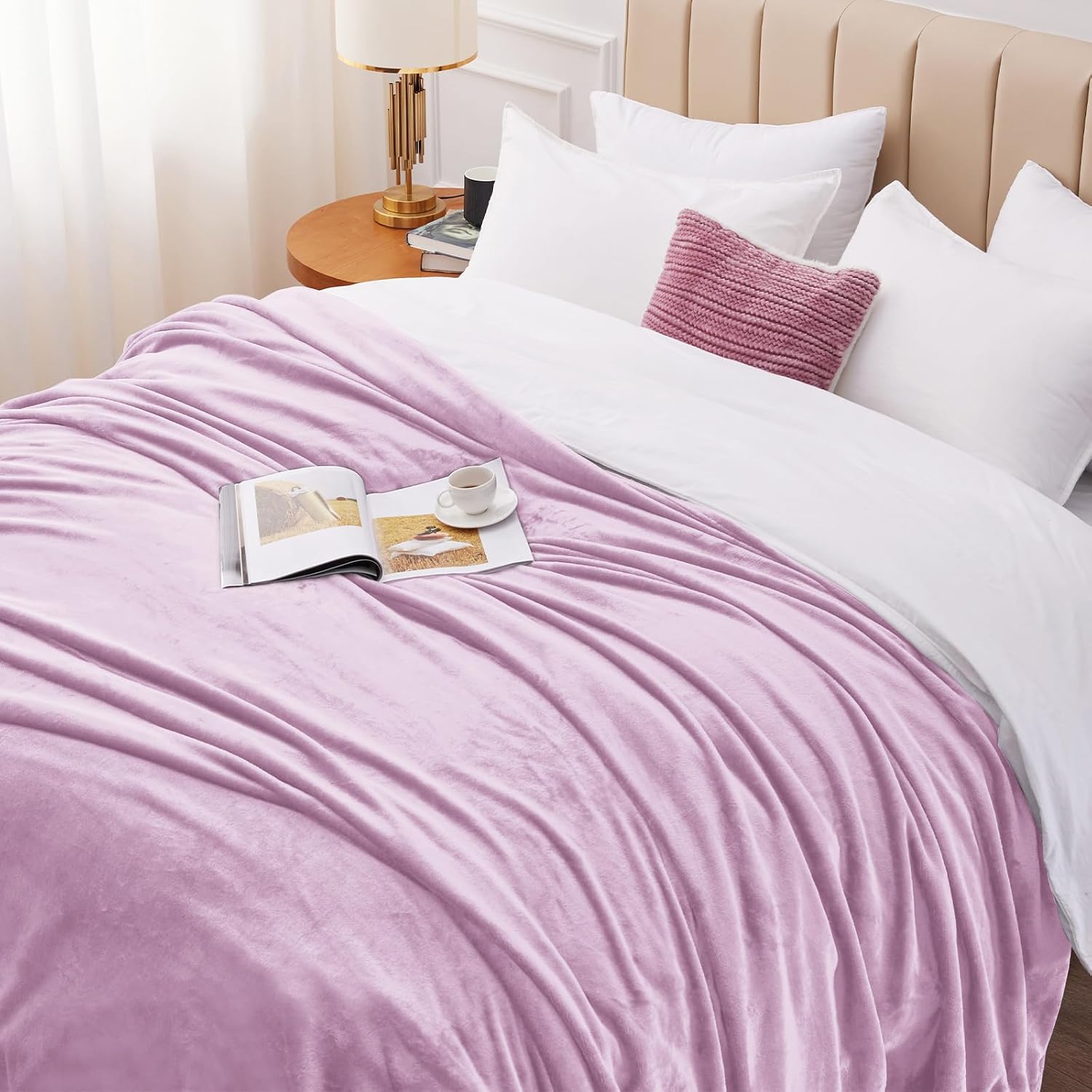 Thumbnail 5 de WAVVE Blanket Single 130x150cm purple throw