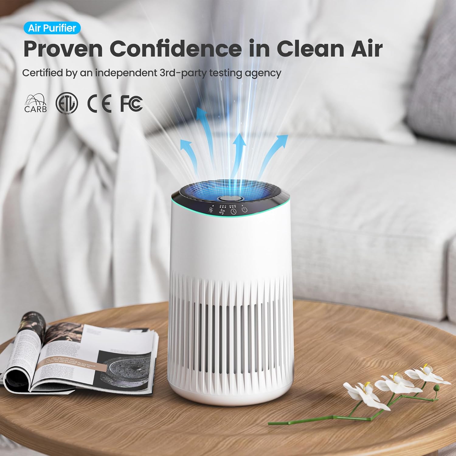 Thumbnail 5 de MERONTE MR2566 air purifier 1-pack for bedroom