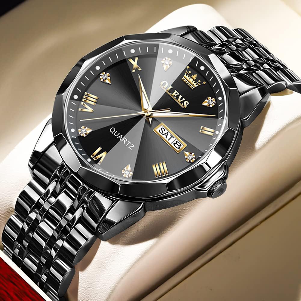 Thumbnail 4 de OLEVS Automatik Skelett Armbanduhr 30M