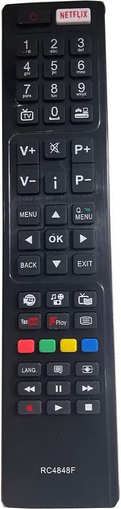 Thumbnail 3 de Replacement RC4848F Remote Control for Polaroid/Bush/Hitachi TV (43HB6T72U)