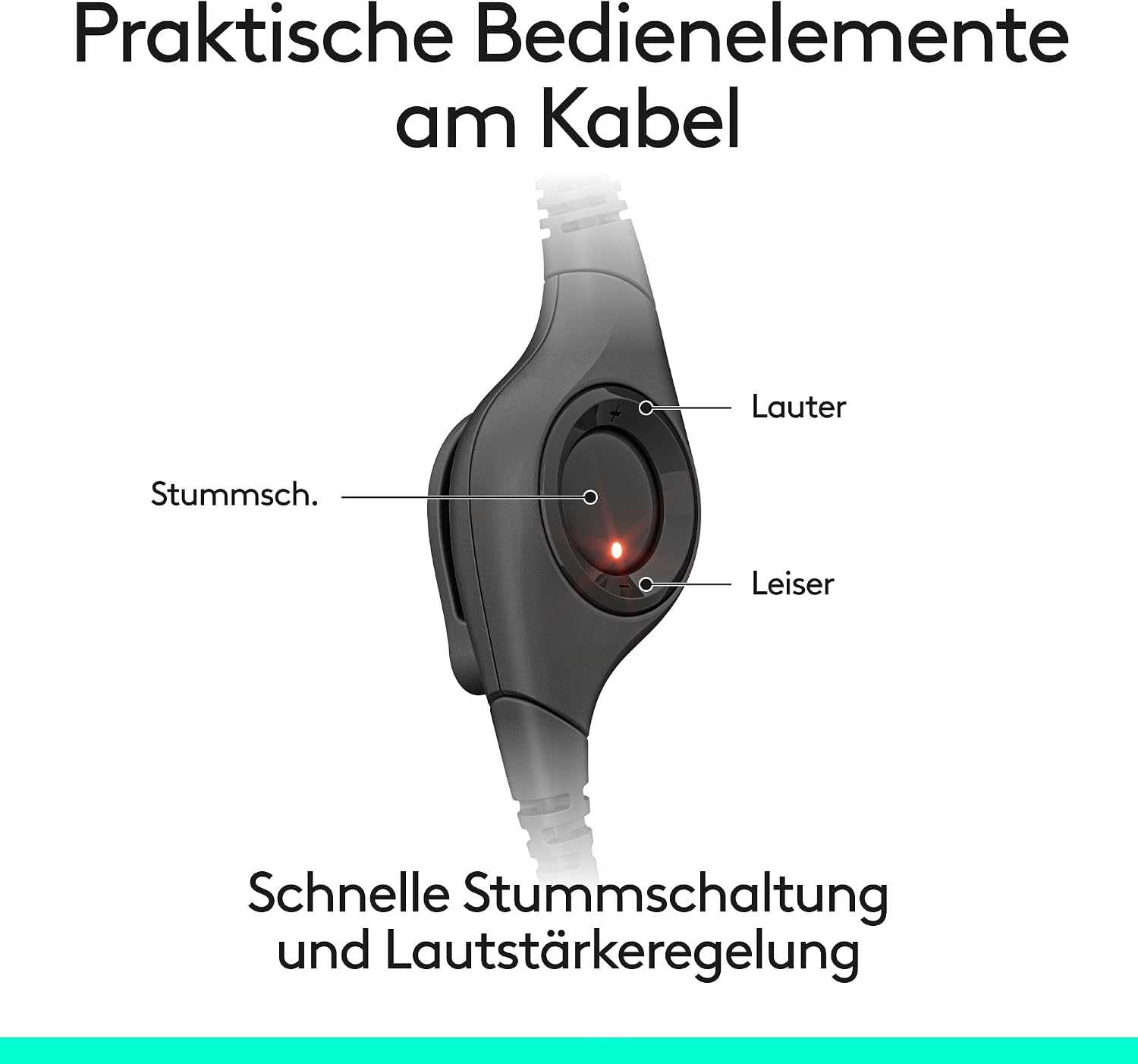 Detalle 2 de Logitech H390 kabelgebundenes USB-Headset für PC/Notebook – Komfort, Stimmqualität und einfache Bedienung
