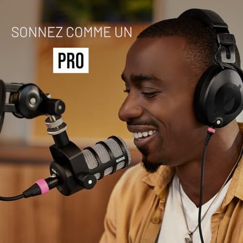 Detalle de RØDE PodMic — Microphone dynamique de broadcast pour podcasting et streaming (Noir)