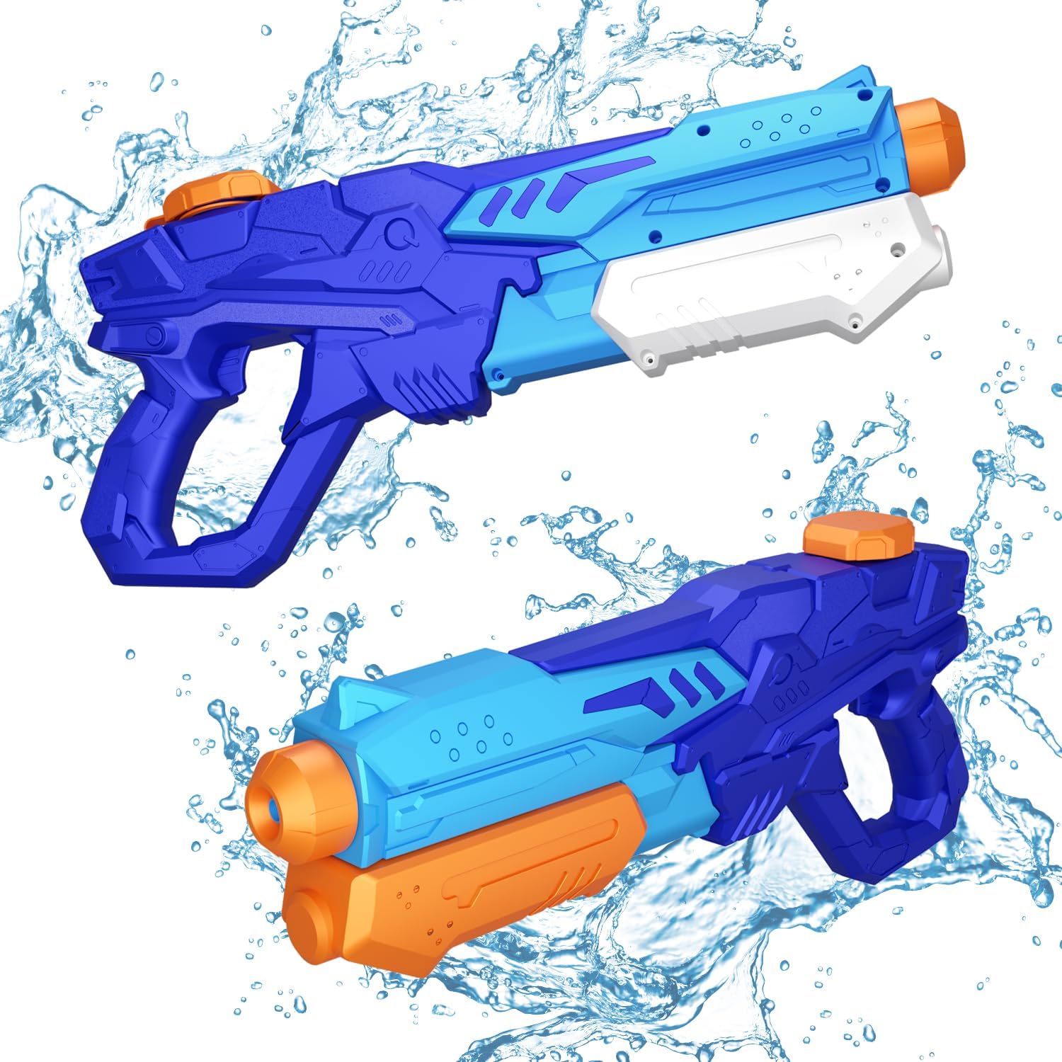 Detalle 1 de MOZOOSON Pistola de Agua para Niños: Capacidad de 620 ml y Alcance de 33 ft