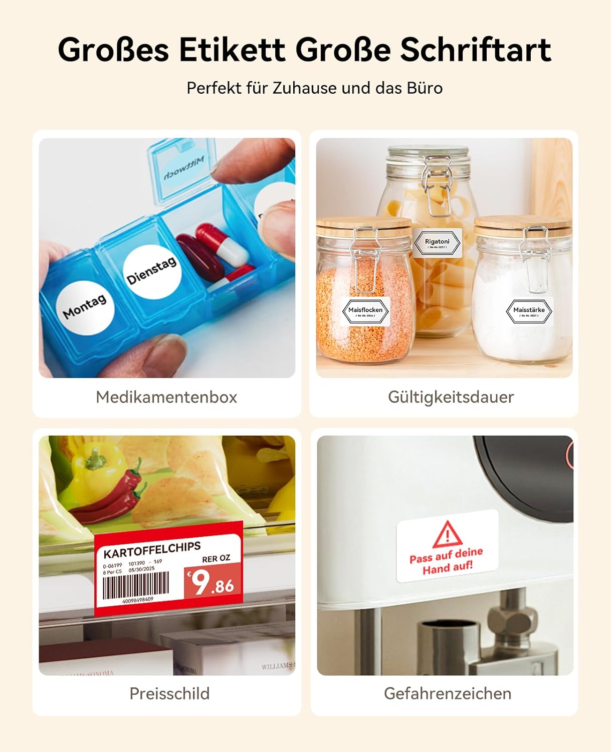 Thumbnail 3 de NIIMBOT B21Pro Etikettendrucker – 300 DPI, Foto-Labeldruck, kabellos, grün