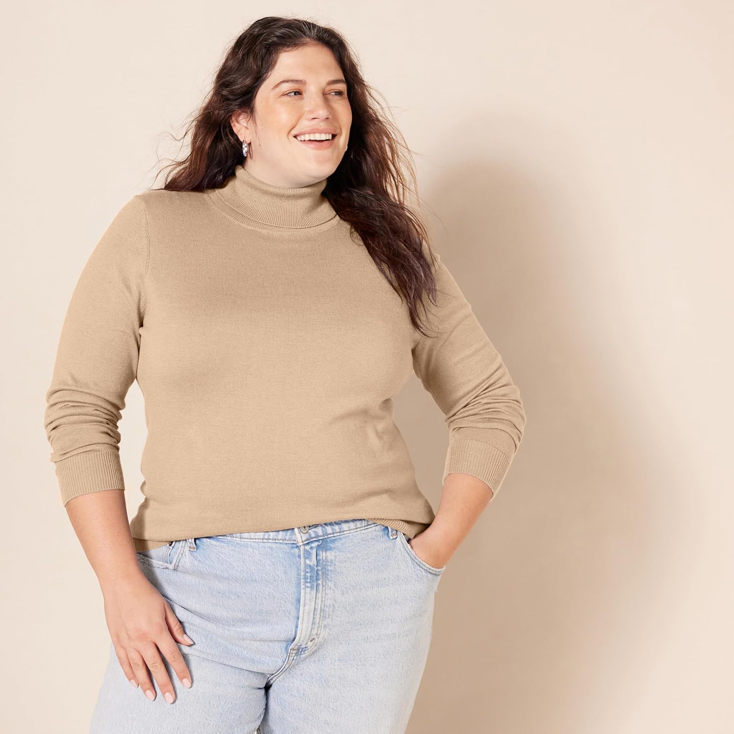 Thumbnail 4 de Amazon Essentials Damen Leichter Langärmeliger Rollkragenpullover – Klassischer Schnitt