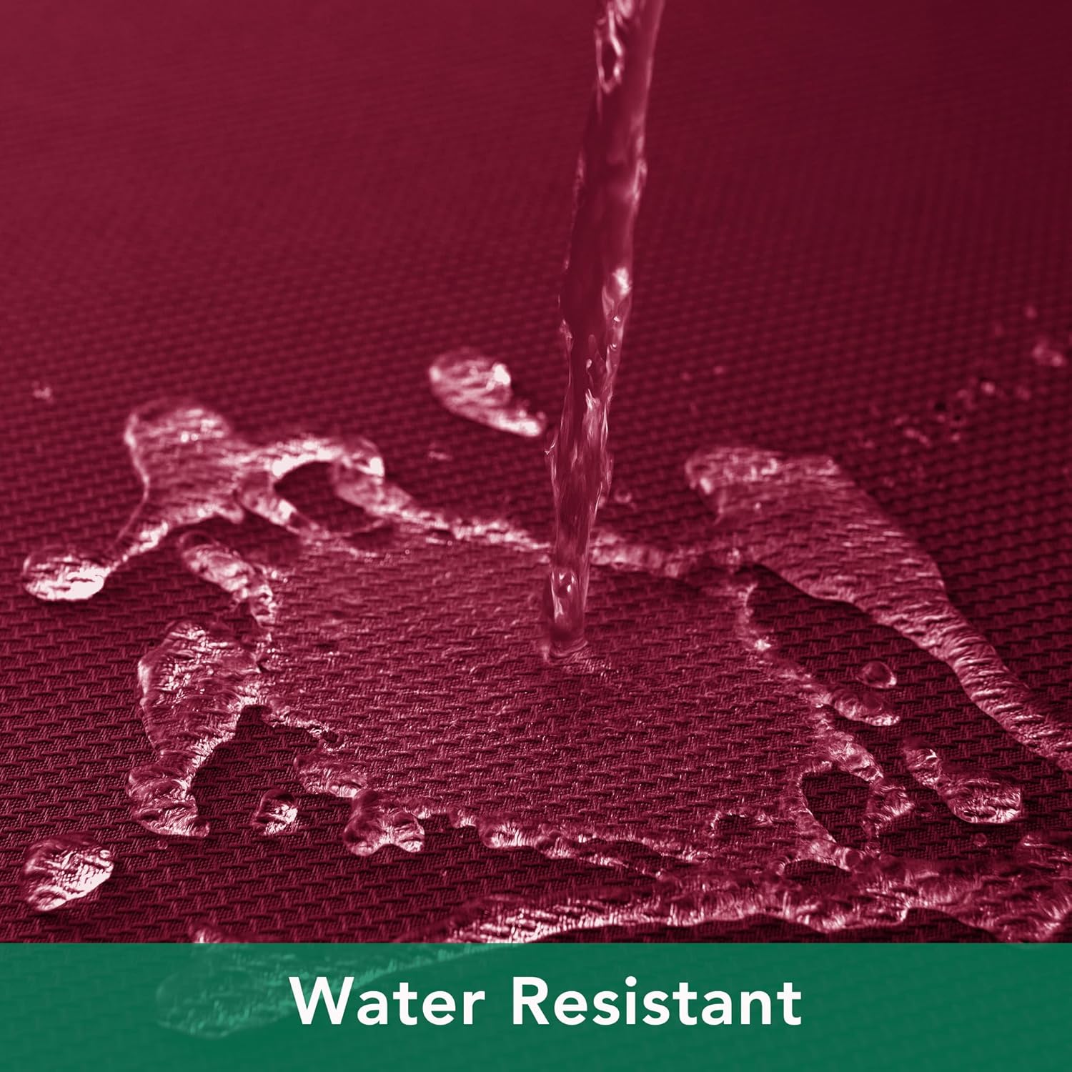 Detalle de Biscaynebay 60x60 Burgundy Water Resistant Tablecloth