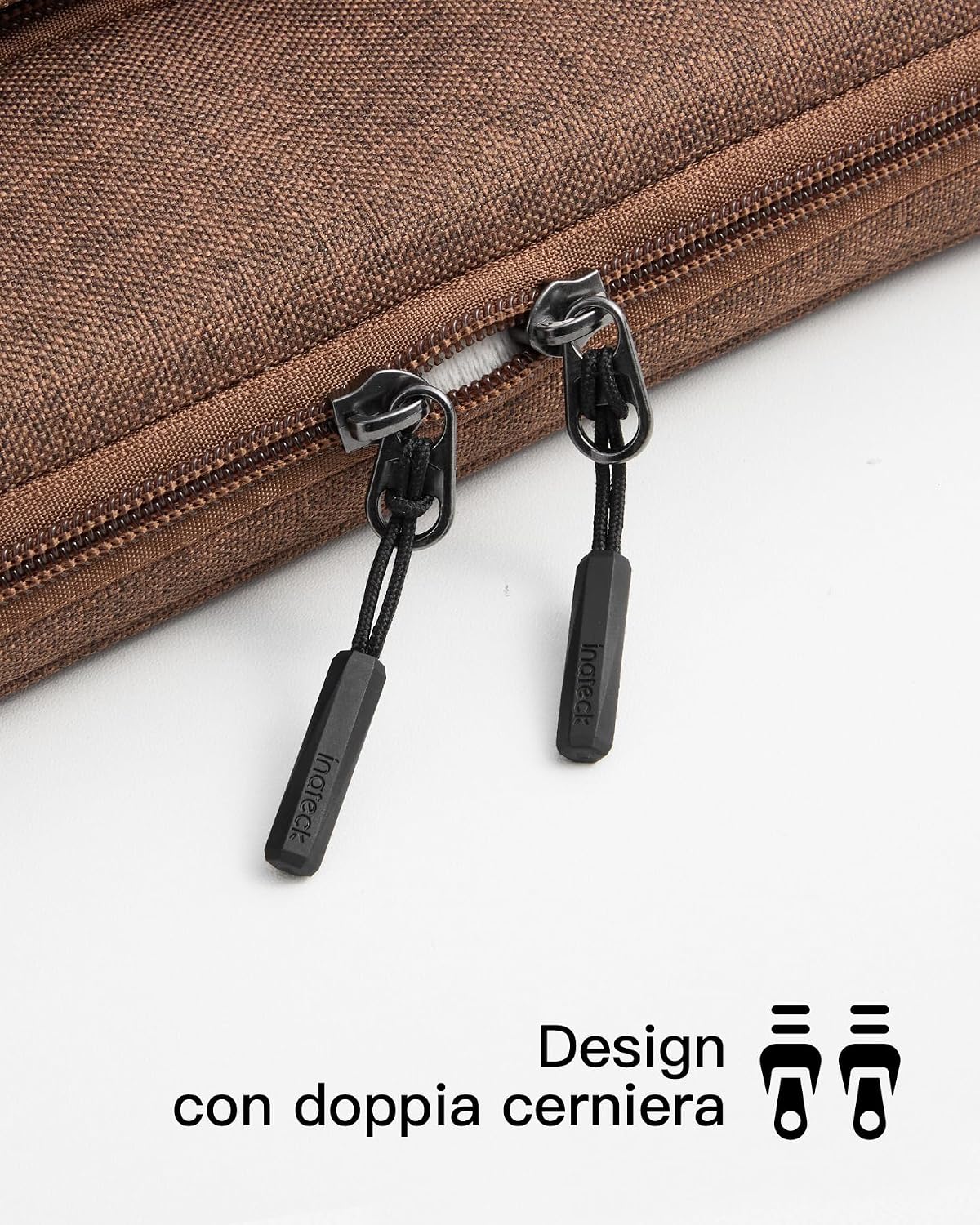 Detalle 2 de Inateck Custodia per laptop con protezione 360° per 13 pollici (compatibile con MacBook Air/Pro e Surface Pro da 12,3")