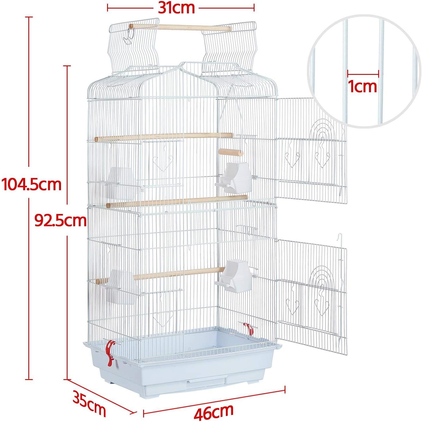 Thumbnail 2 de Yaheetech 104cm Parrot Cage