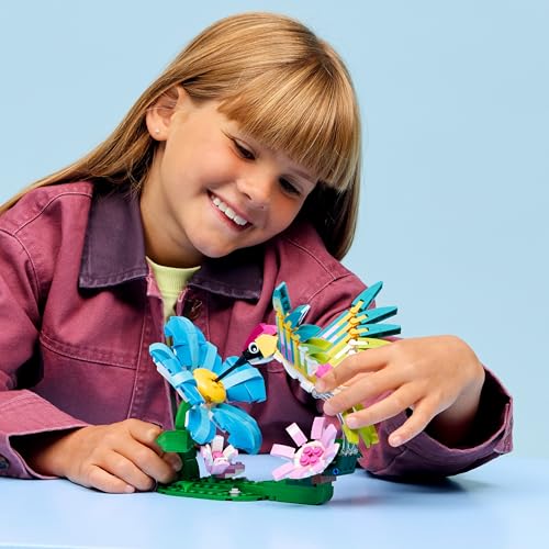 Thumbnail 8 de LEGO Creator 3-en-1 Animaux Sauvages : Colibri Coloré (31384) – Jeu de construction imaginatif pour enfants à partir de 8 ans