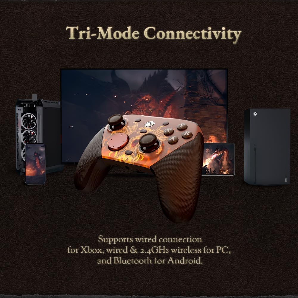 Detalle de GameSir G7 Pro Wired Xbox Controller for Series X|S Dragon’s Dogma II Edition