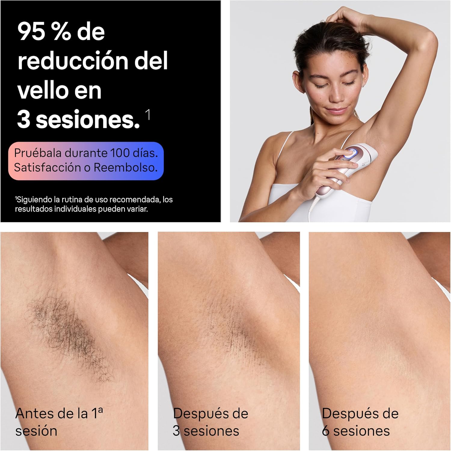 Thumbnail 4 de Braun IPL Skin i expert PL7263 depilación en casa