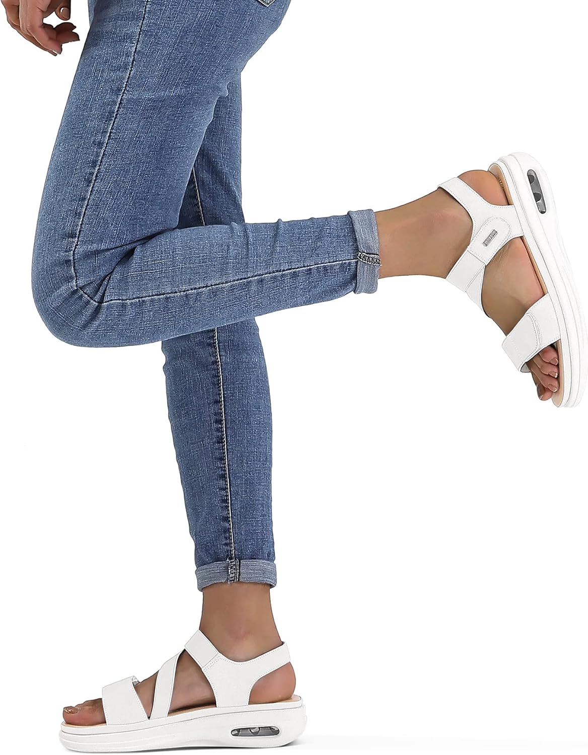 Thumbnail 2 de mysoft Women's Summer Walking Sandals with Air Cushion and Platform