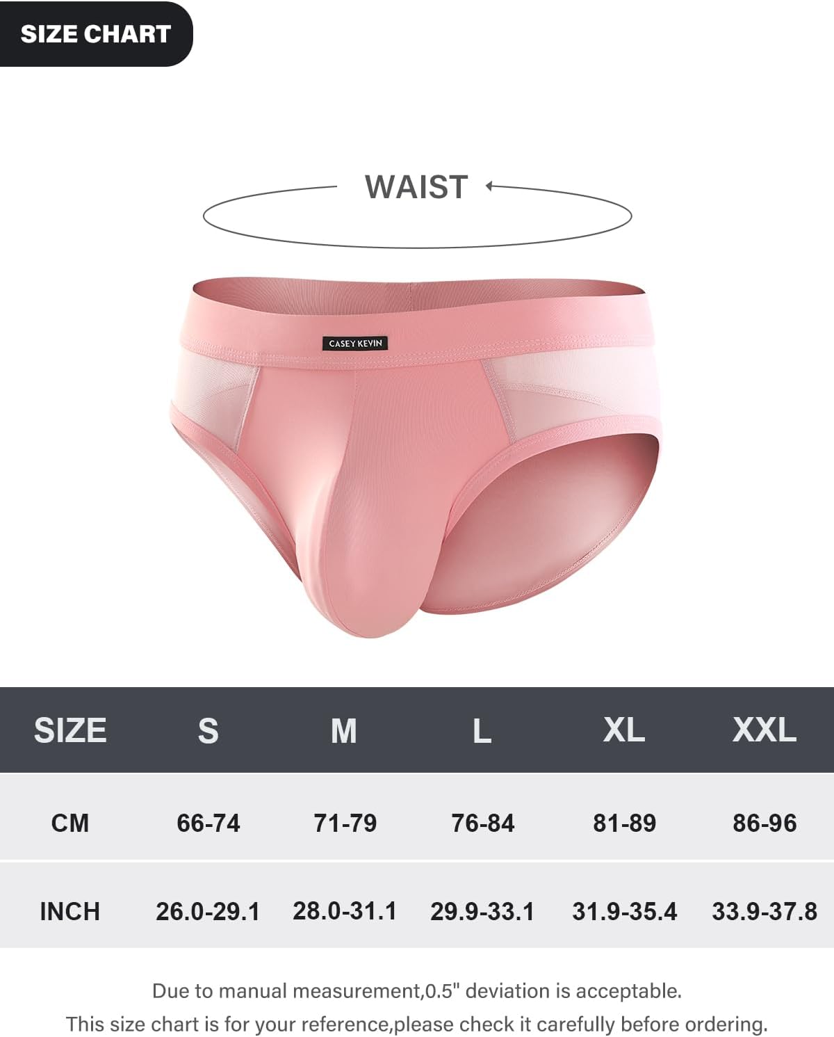Detalle de Mauro Kane Men's Ice Silk Mesh Briefs - 3 Pack