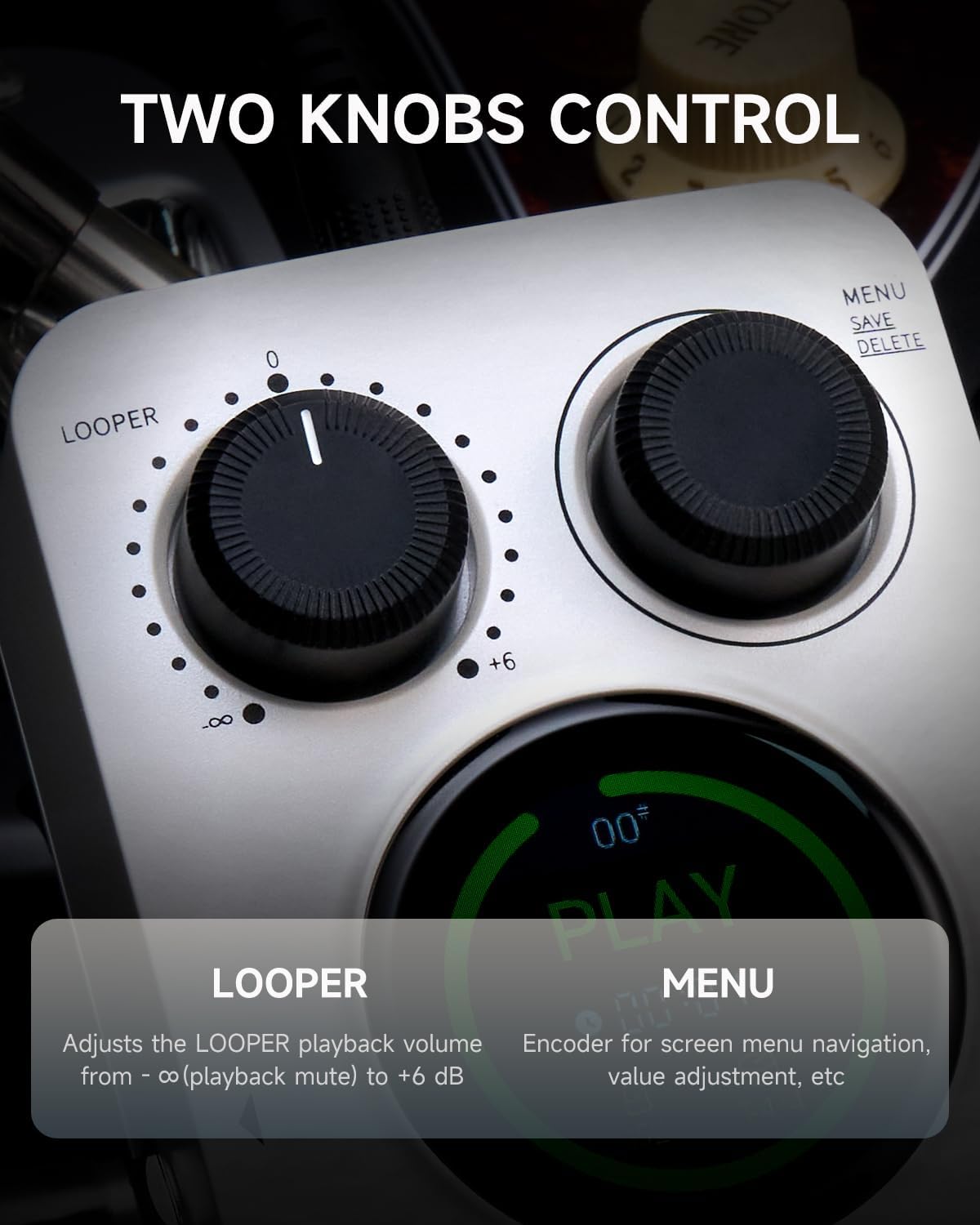Thumbnail 6 de MOOER GL100 Looper Pedal and Drum Machine with 220 Patterns and Touchscreen