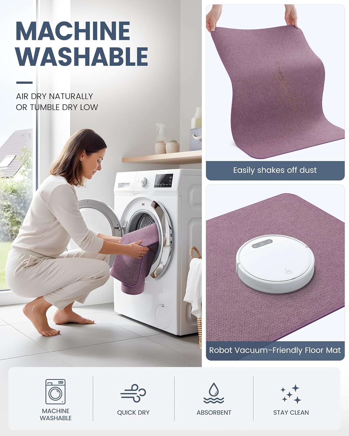 Detalle 2 de Smiry Bath Mat 30x20