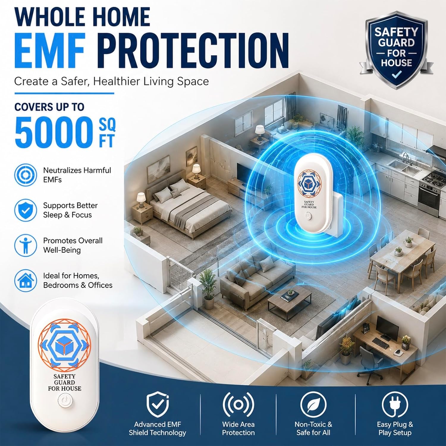 Thumbnail 4 de EMF Protection - Whole Home Shield: Comprehensive Home EMF Neutralization