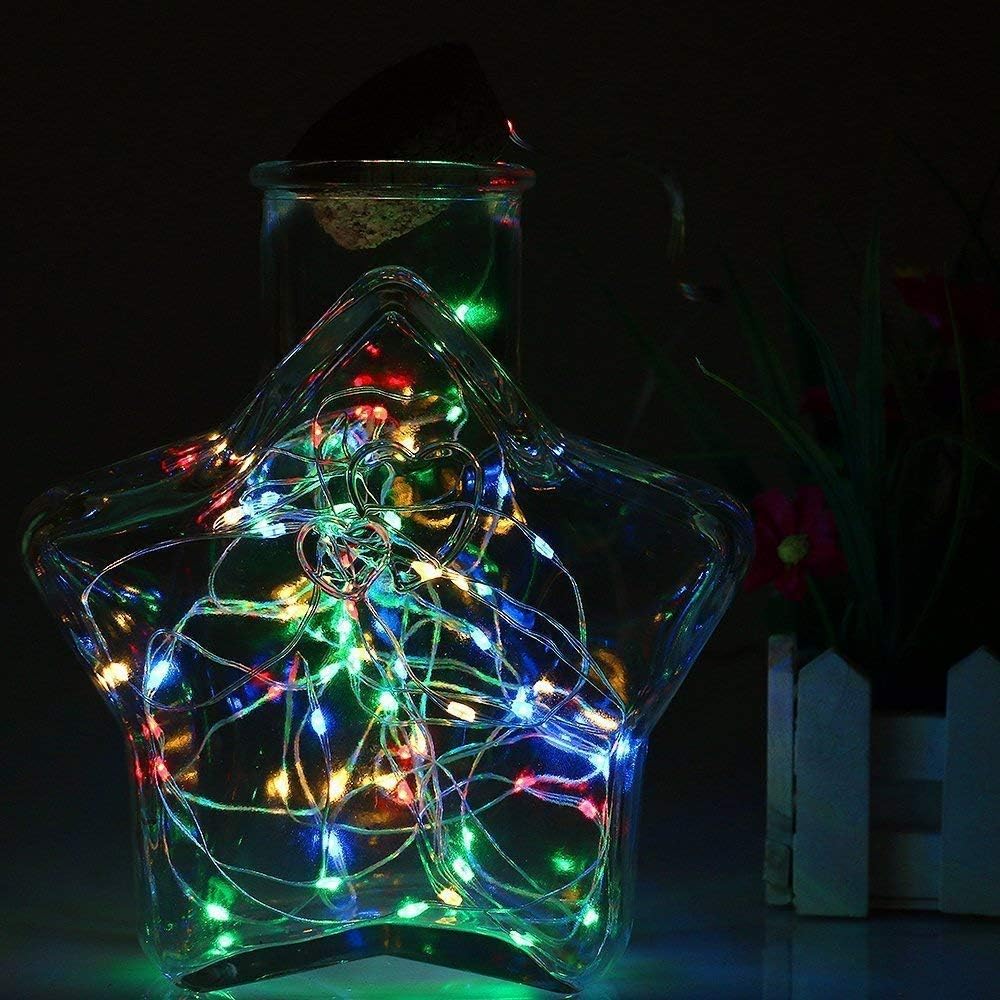 Thumbnail 2 de BOLWEO Battery Powered Fairy String Lights – 3 packs, 10ft Copper Wire, 30 LEDs, Multi-Colour